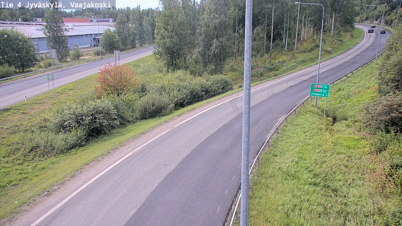 Weather Camera Image Road 4 Jyväskylä, Vaajakoski, Jyväskylä, Keski-Suomi