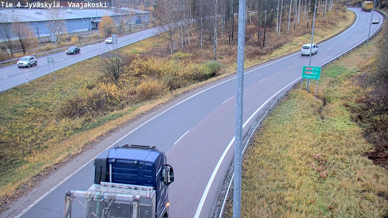 Kelikamerat Kuva Tie 4 Jyväskylä, Vaajakoski, Jyväskylä, Keski-Suomi