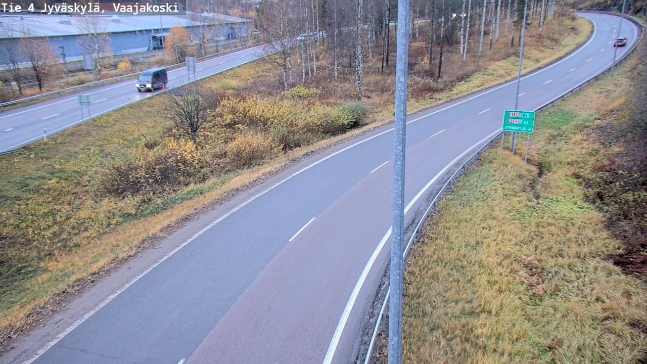 Kelikamerat Kuva Tie 4 Jyväskylä, Vaajakoski, Jyväskylä, Keski-Suomi