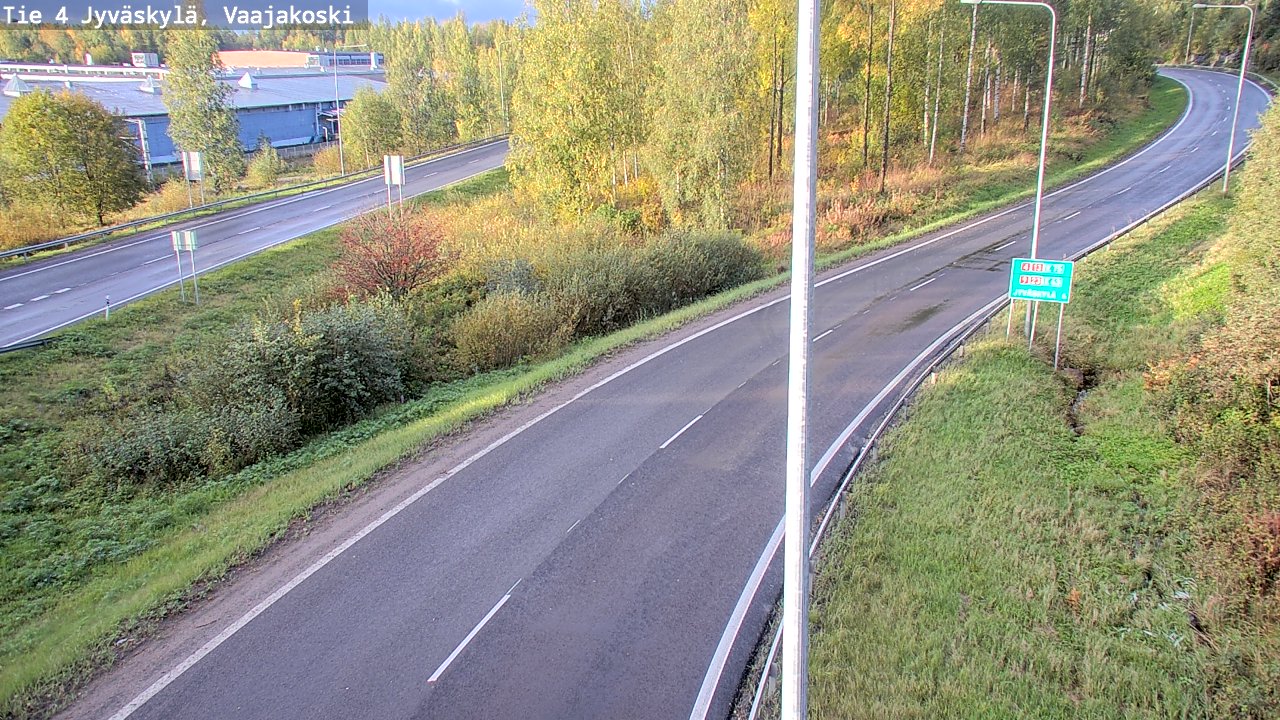 Weather Camera Image Road 4 Jyväskylä, Vaajakoski, Jyväskylä, Keski-Suomi