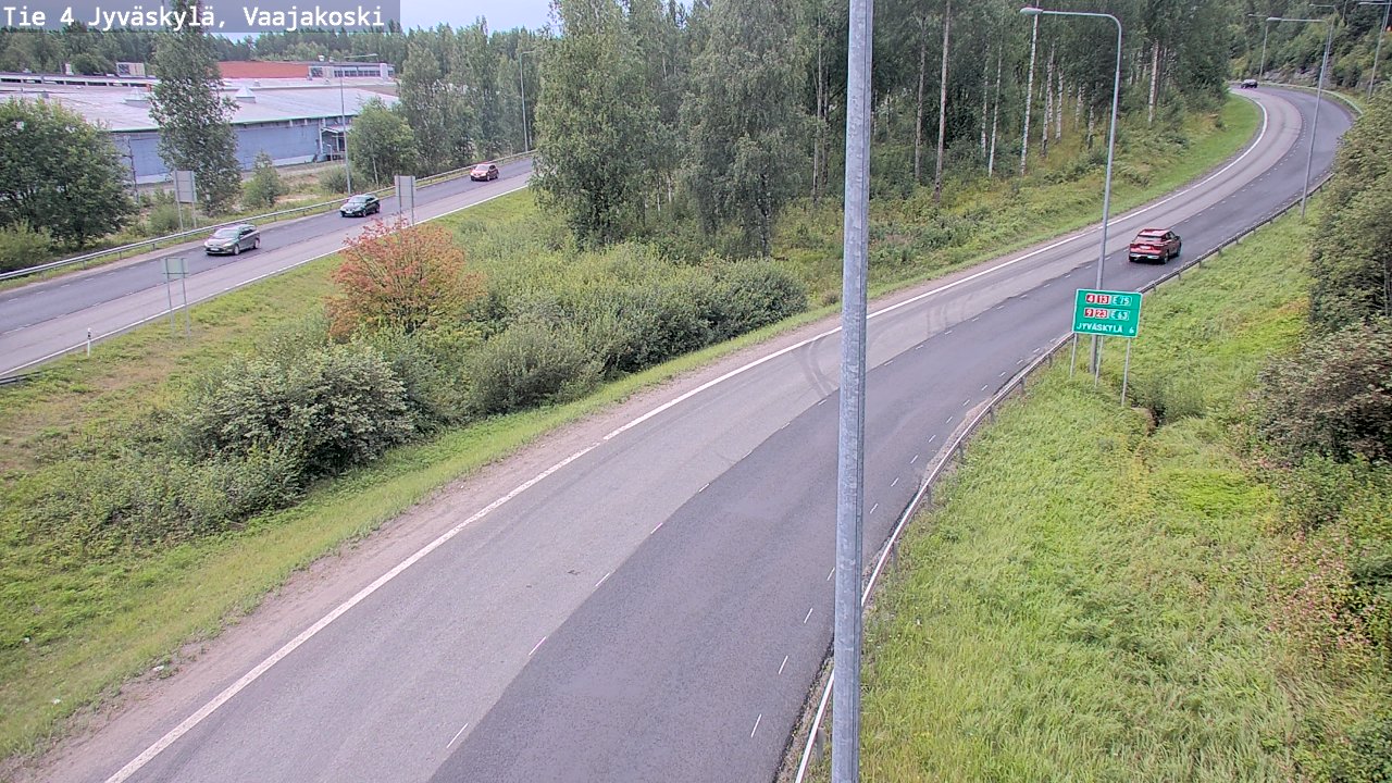 Weather Camera Image Road 4 Jyväskylä, Vaajakoski, Jyväskylä, Keski-Suomi