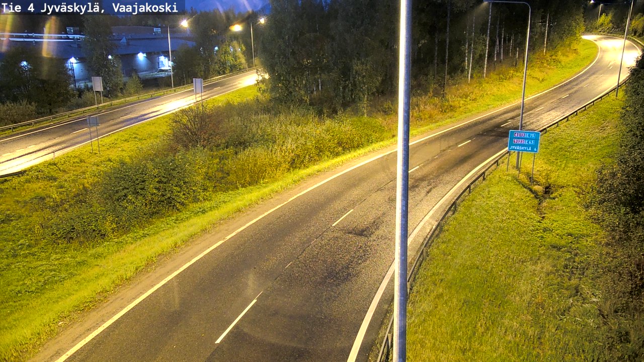 Weather Camera Image Road 4 Jyväskylä, Vaajakoski, Jyväskylä, Keski-Suomi
