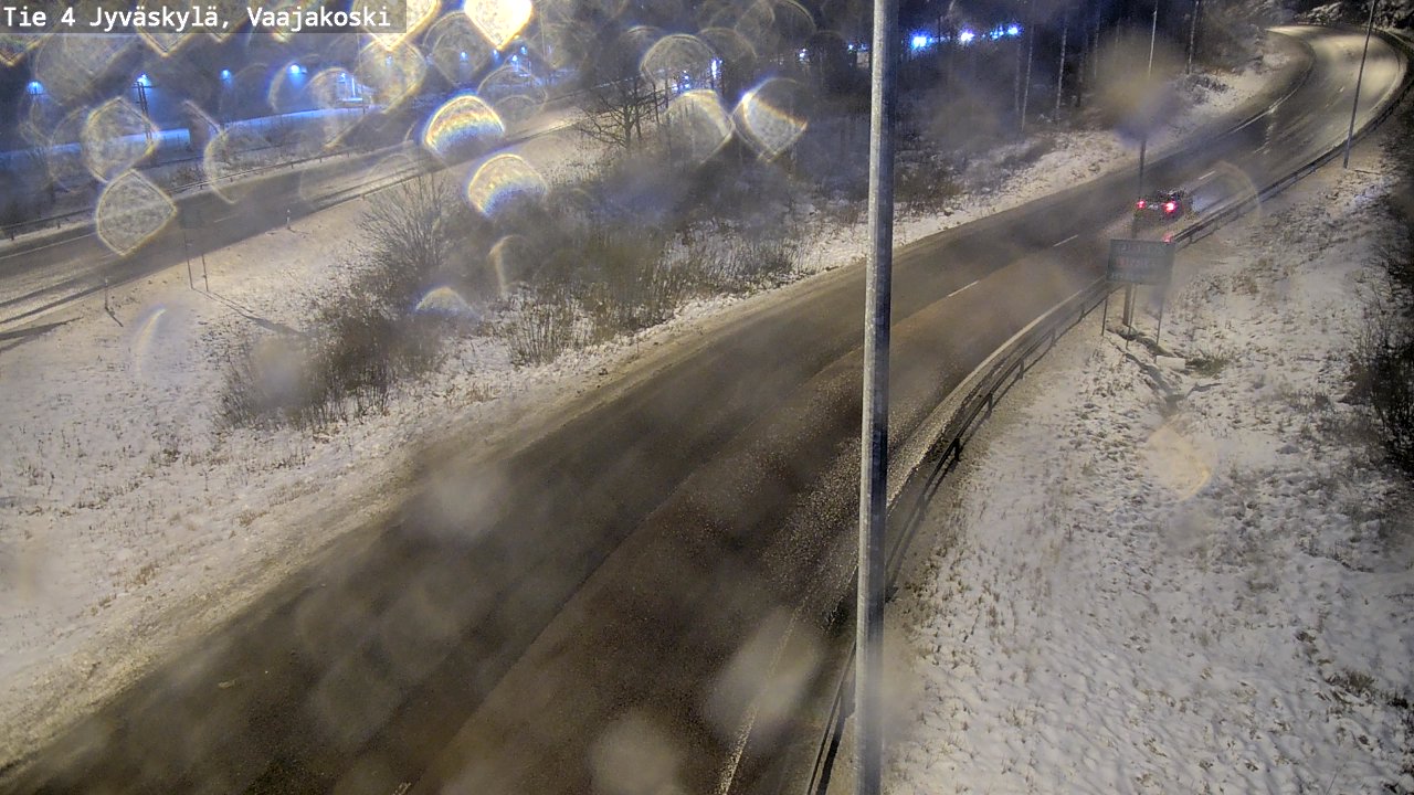 Weather Camera Image Väg 4 Jyväskylä, Vaajakoski, Jyväskylä, Keski-Suomi