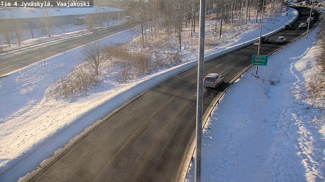 Weather Camera Image Road 4 Jyväskylä, Vaajakoski, Jyväskylä, Keski-Suomi
