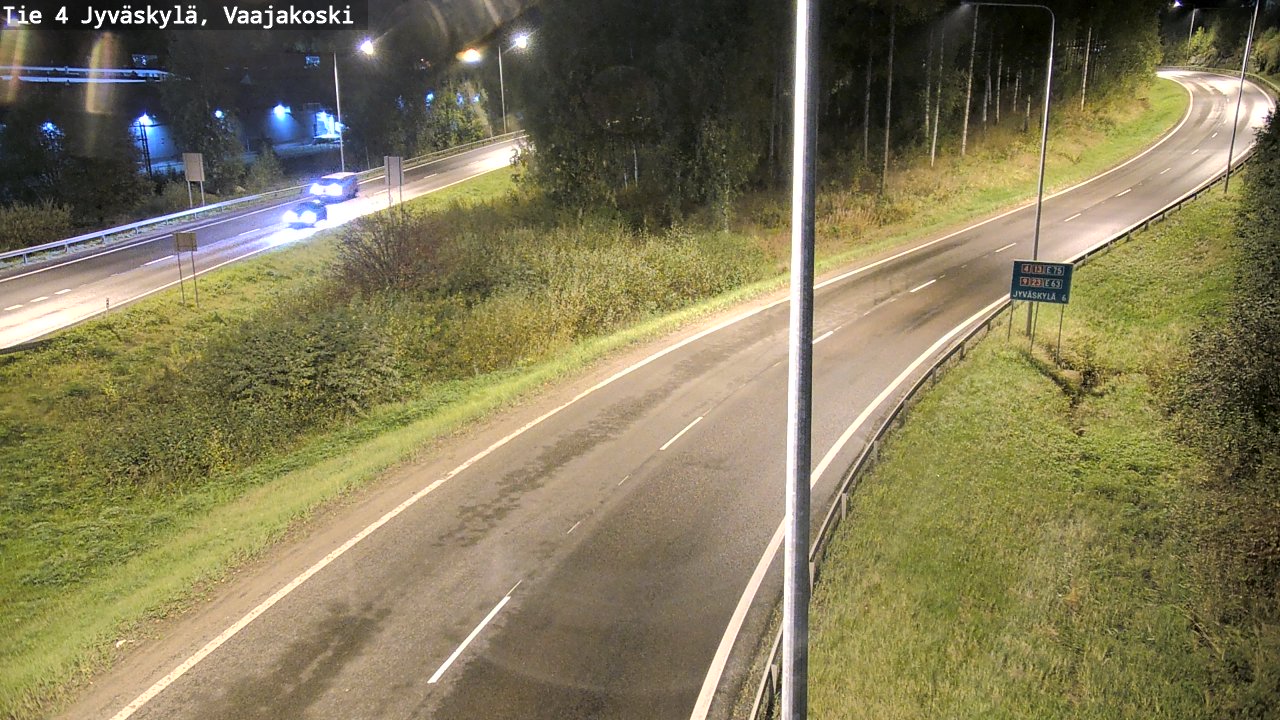 Weather Camera Image Road 4 Jyväskylä, Vaajakoski, Jyväskylä, Keski-Suomi