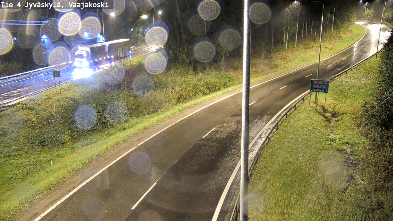 Weather Camera Image Road 4 Jyväskylä, Vaajakoski, Jyväskylä, Keski-Suomi