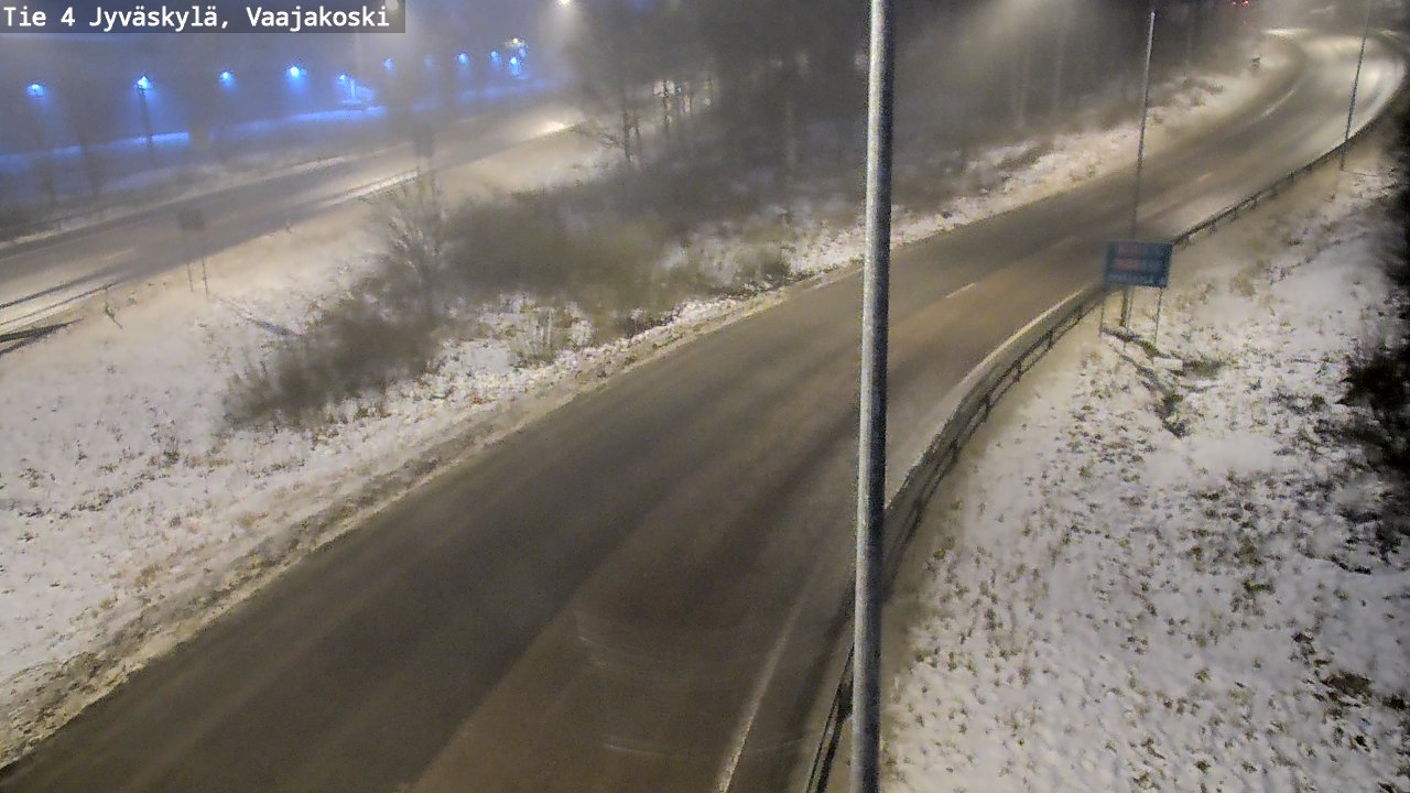 Weather Camera Image Väg 4 Jyväskylä, Vaajakoski, Jyväskylä, Keski-Suomi