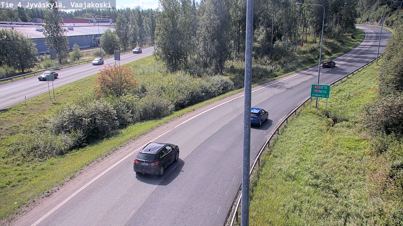 Kelikamerat Kuva Tie 4 Jyväskylä, Vaajakoski, Jyväskylä, Keski-Suomi