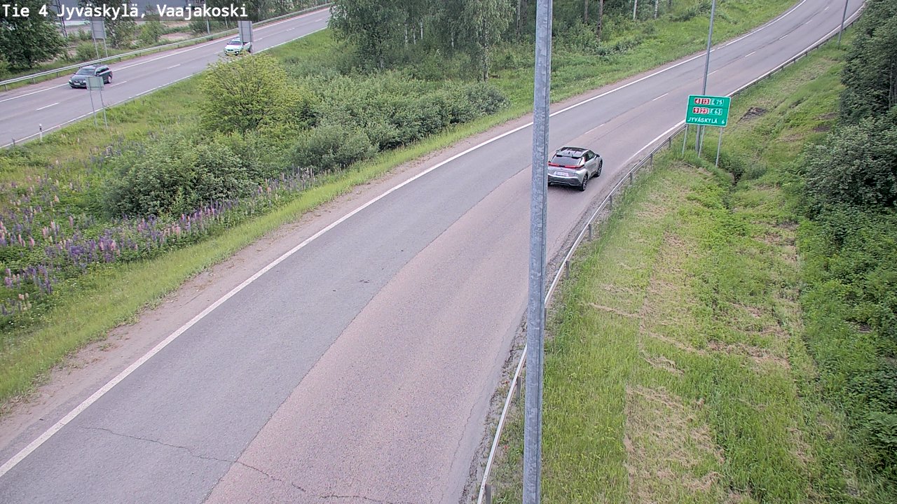 Kelikamerat Kuva Tie 4 Jyväskylä, Vaajakoski, Jyväskylä, Keski-Suomi