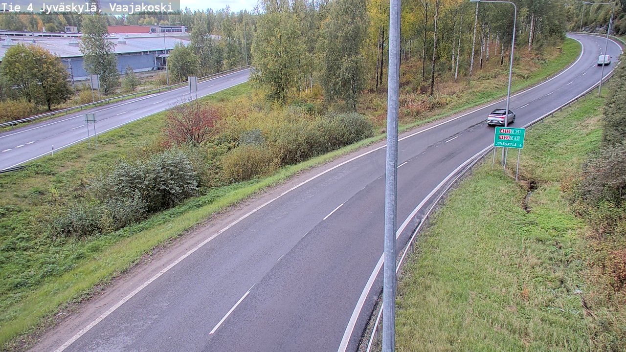 Kelikamerat Kuva Tie 4 Jyväskylä, Vaajakoski, Jyväskylä, Keski-Suomi