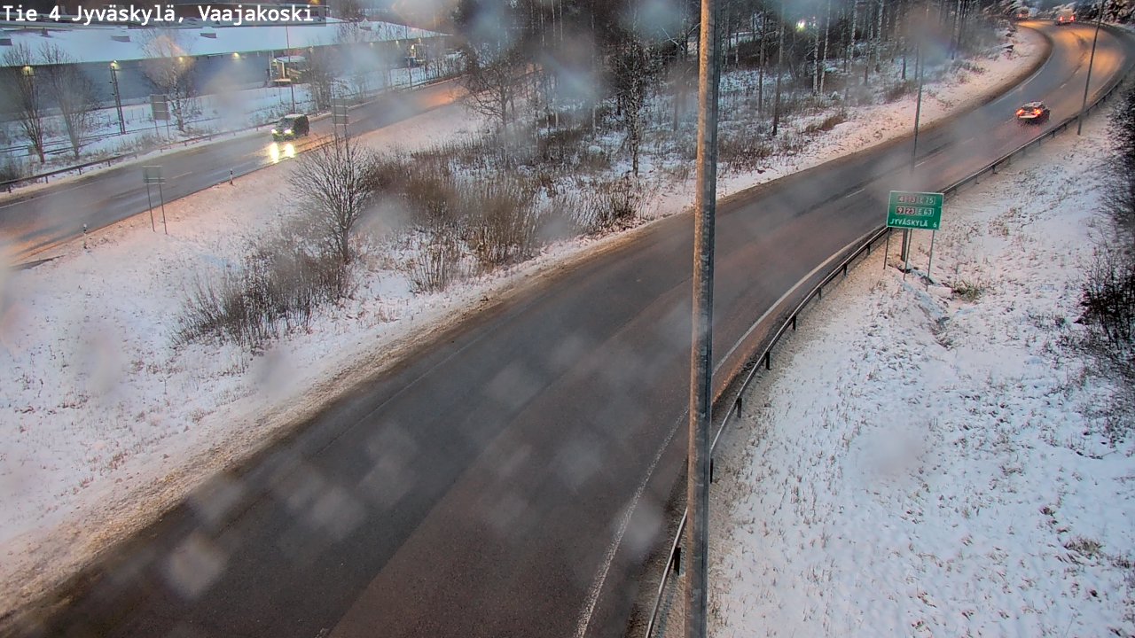 Weather Camera Image Väg 4 Jyväskylä, Vaajakoski, Jyväskylä, Keski-Suomi