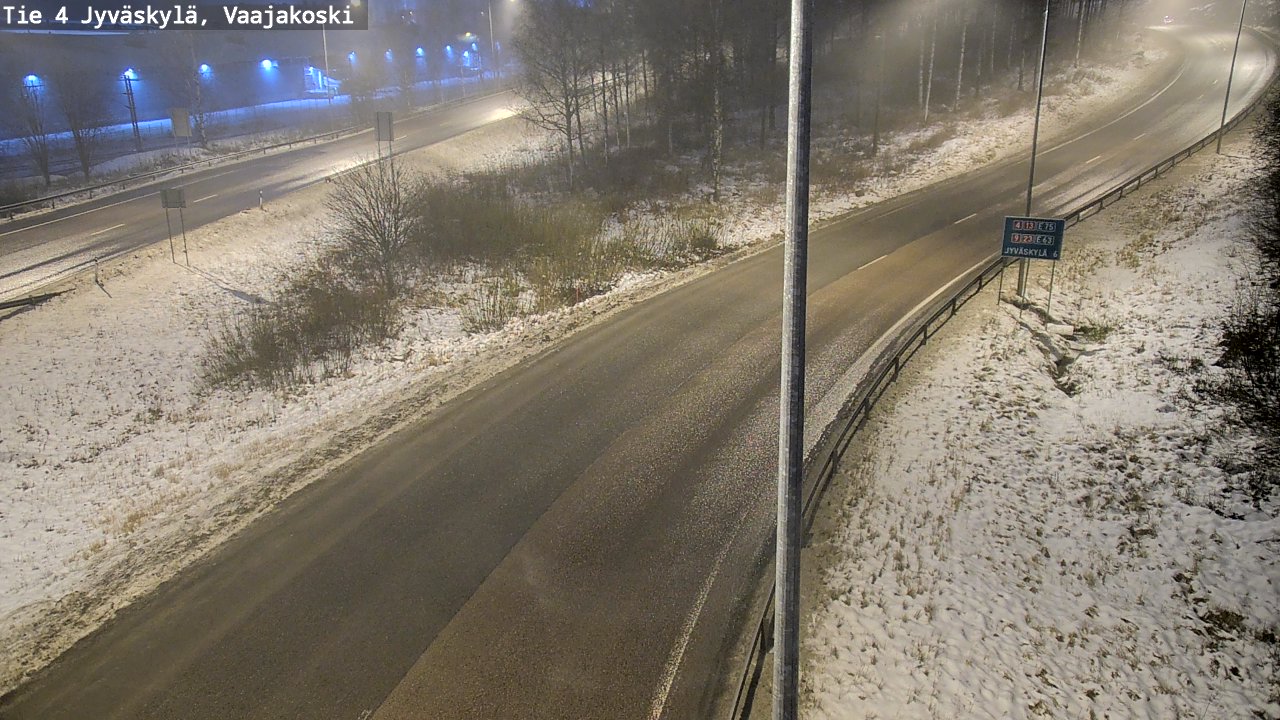 Weather Camera Image Väg 4 Jyväskylä, Vaajakoski, Jyväskylä, Keski-Suomi