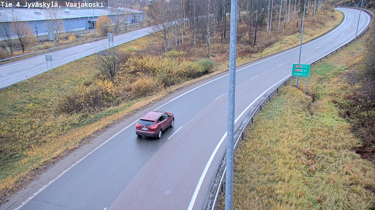 Kelikamerat Kuva Tie 4 Jyväskylä, Vaajakoski, Jyväskylä, Keski-Suomi