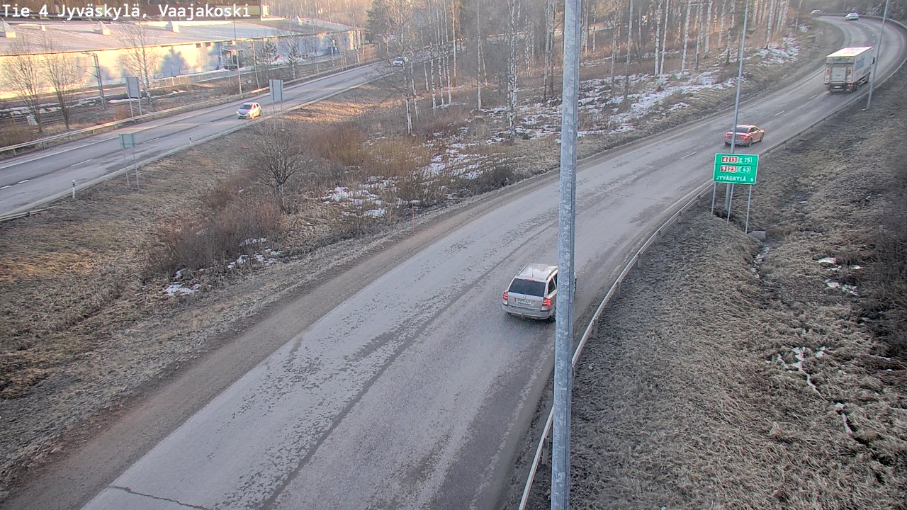 Weather Camera Image Road 4 Jyväskylä, Vaajakoski, Jyväskylä, Keski-Suomi