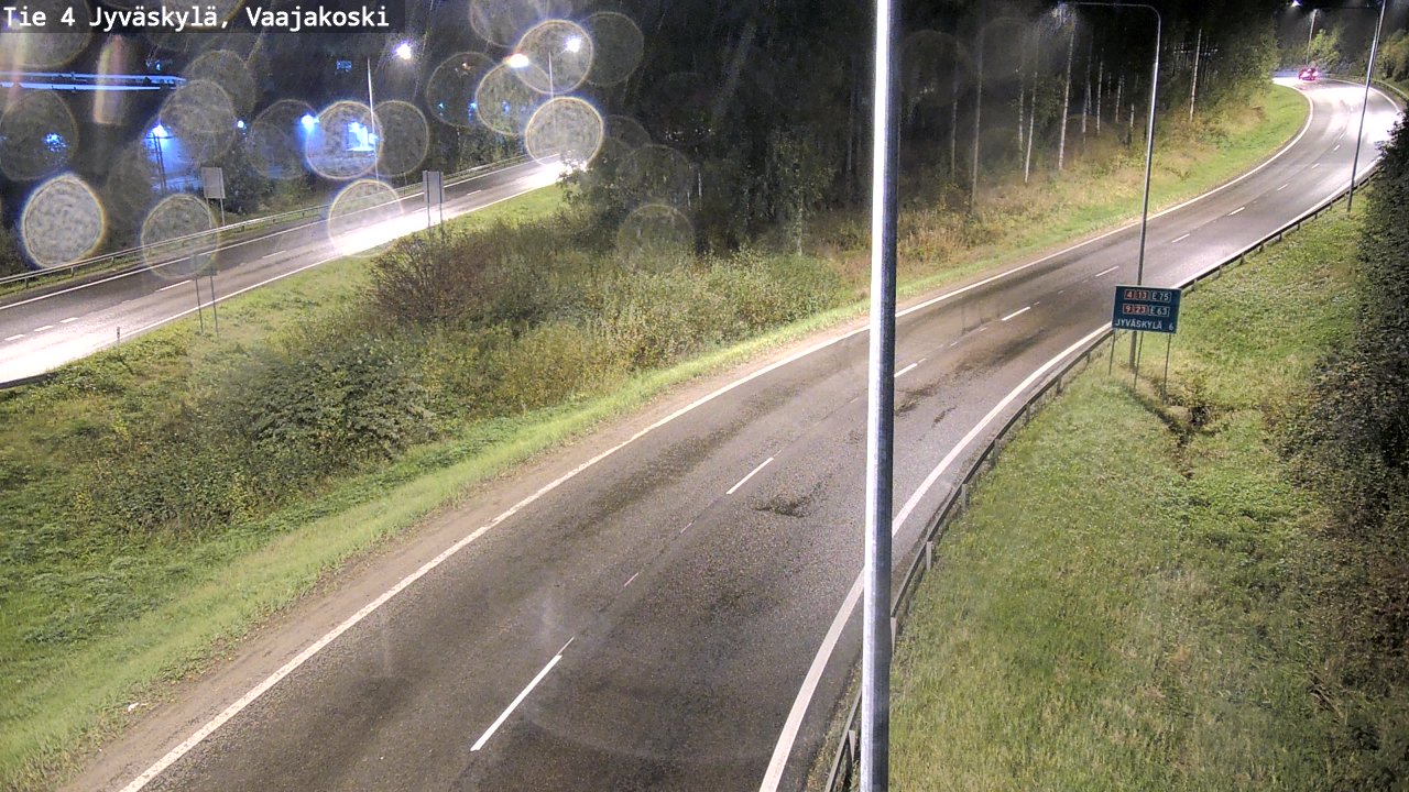 Weather Camera Image Road 4 Jyväskylä, Vaajakoski, Jyväskylä, Keski-Suomi