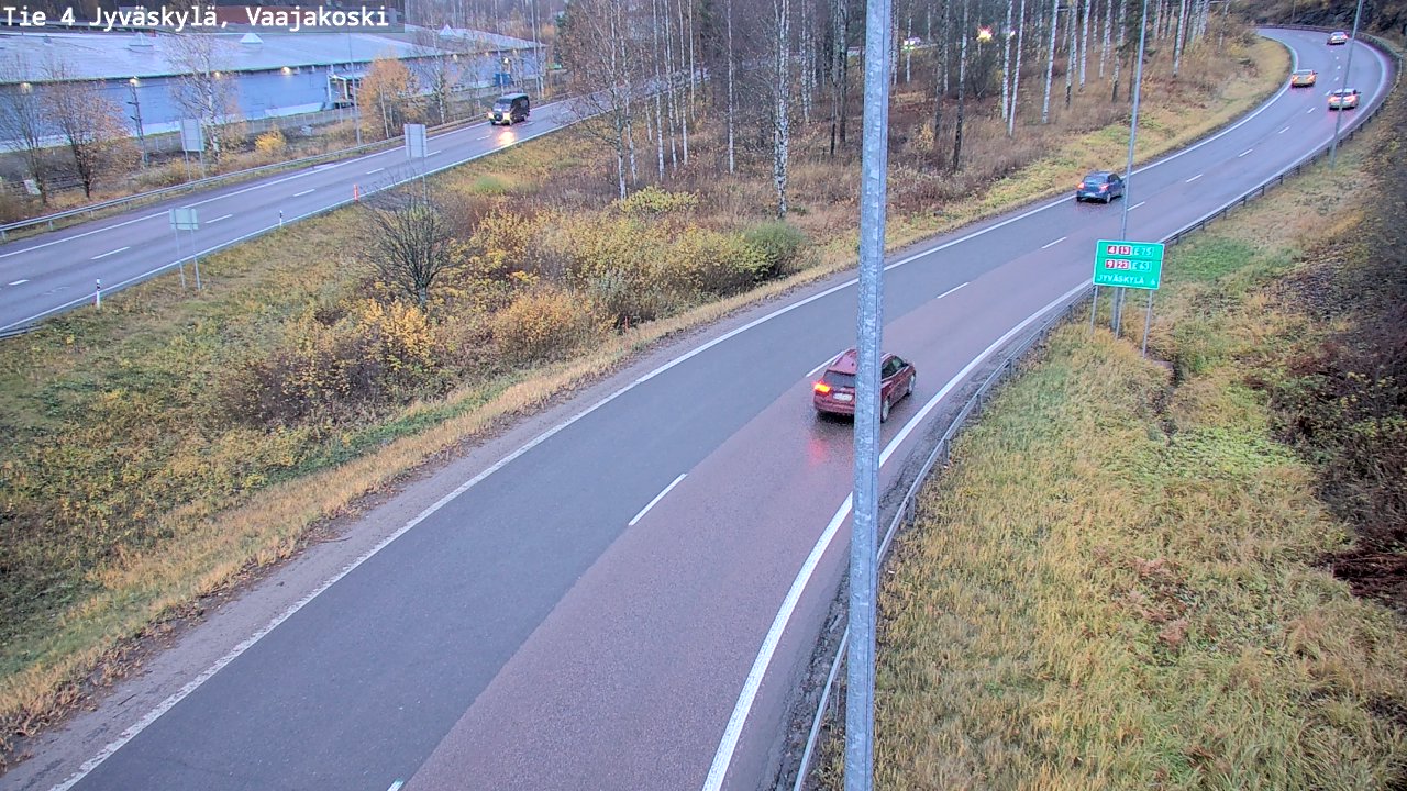 Kelikamerat Kuva Tie 4 Jyväskylä, Vaajakoski, Jyväskylä, Keski-Suomi