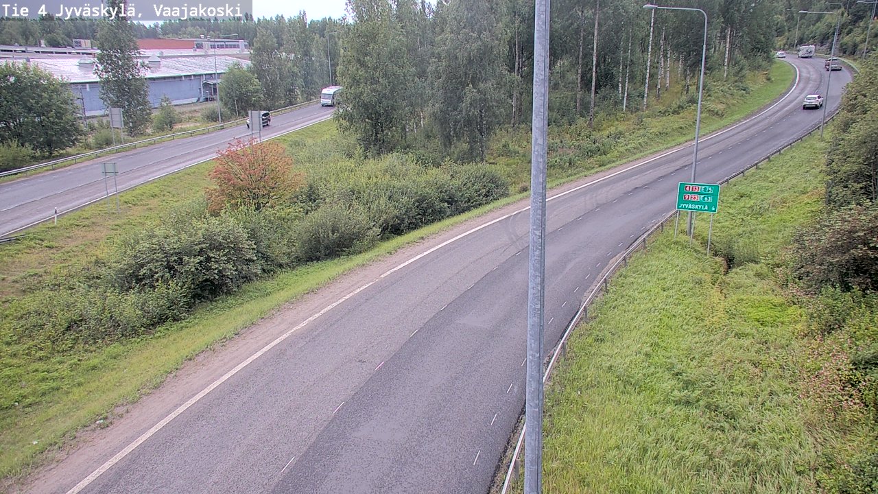 Weather Camera Image Road 4 Jyväskylä, Vaajakoski, Jyväskylä, Keski-Suomi