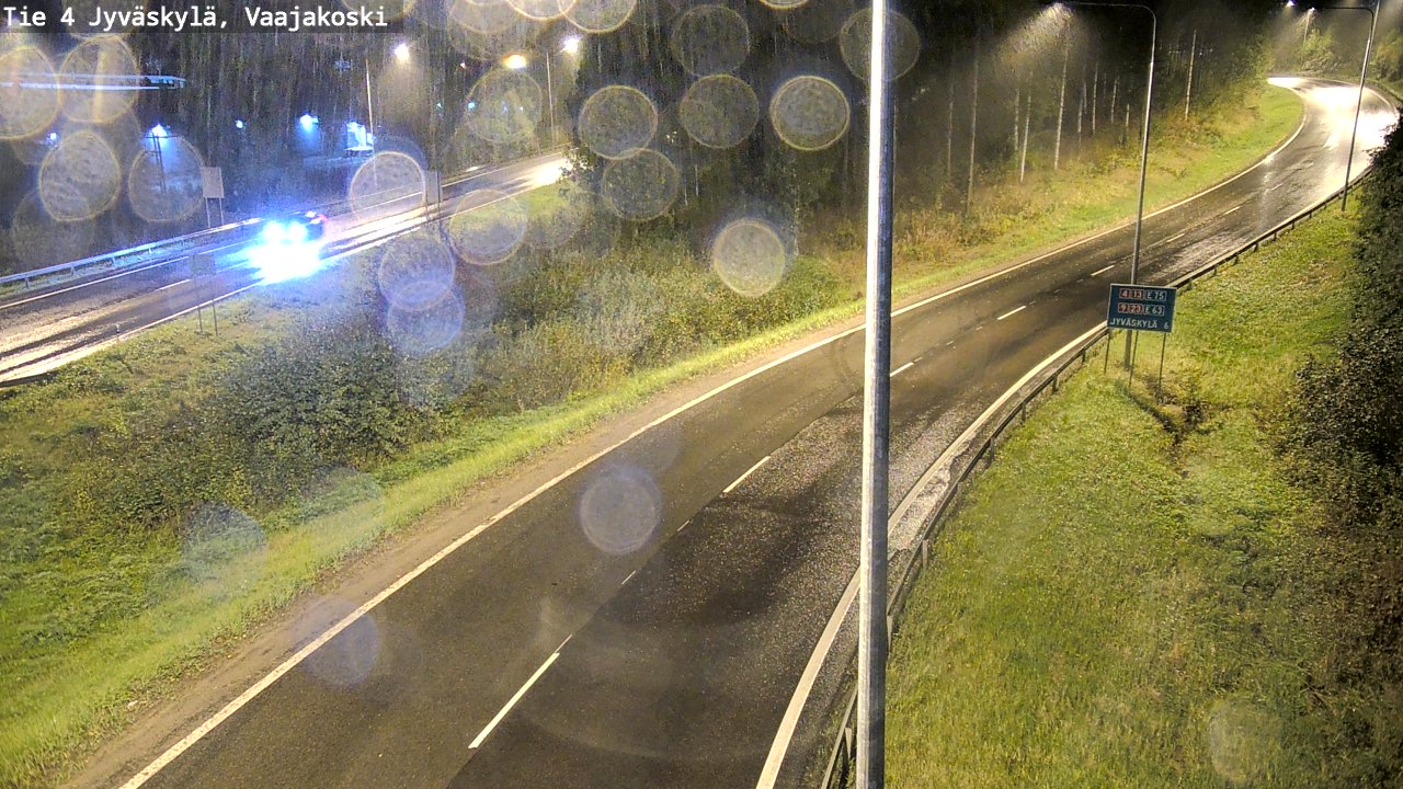 Weather Camera Image Road 4 Jyväskylä, Vaajakoski, Jyväskylä, Keski-Suomi