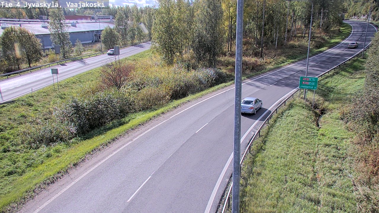 Kelikamerat Kuva Tie 4 Jyväskylä, Vaajakoski, Jyväskylä, Keski-Suomi