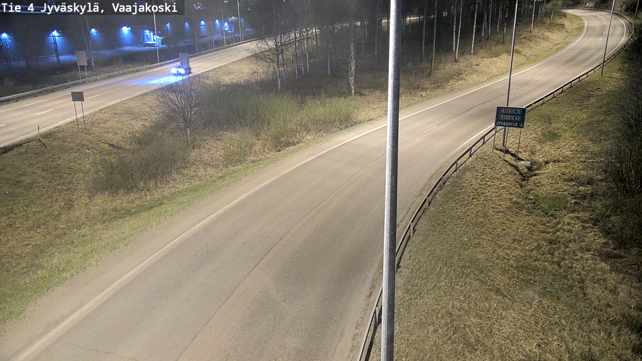 Weather Camera Image Road 4 Jyväskylä, Vaajakoski, Jyväskylä, Keski-Suomi