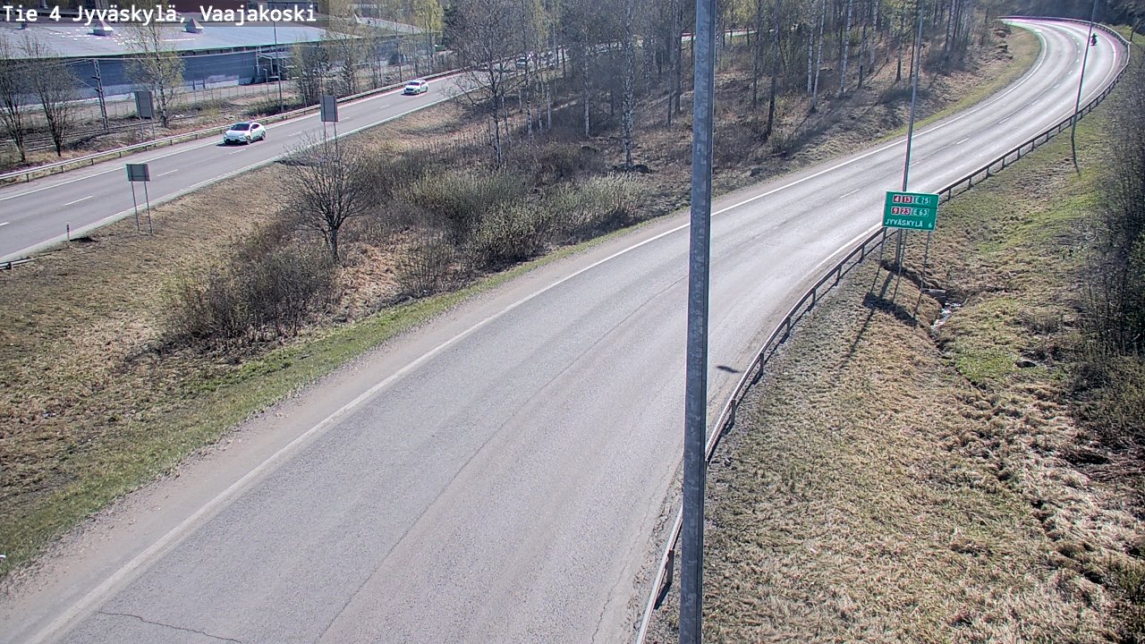 Weather Camera Image Road 4 Jyväskylä, Vaajakoski, Jyväskylä, Keski-Suomi