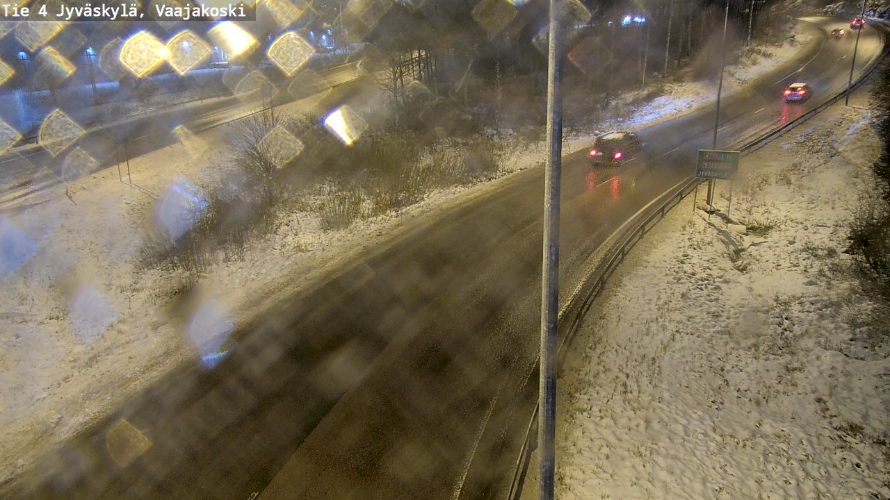 Weather Camera Image Väg 4 Jyväskylä, Vaajakoski, Jyväskylä, Keski-Suomi