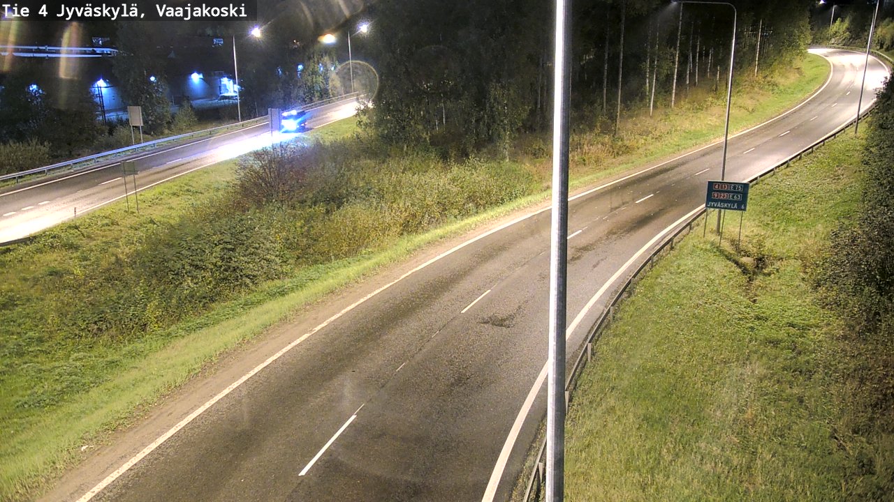 Weather Camera Image Road 4 Jyväskylä, Vaajakoski, Jyväskylä, Keski-Suomi