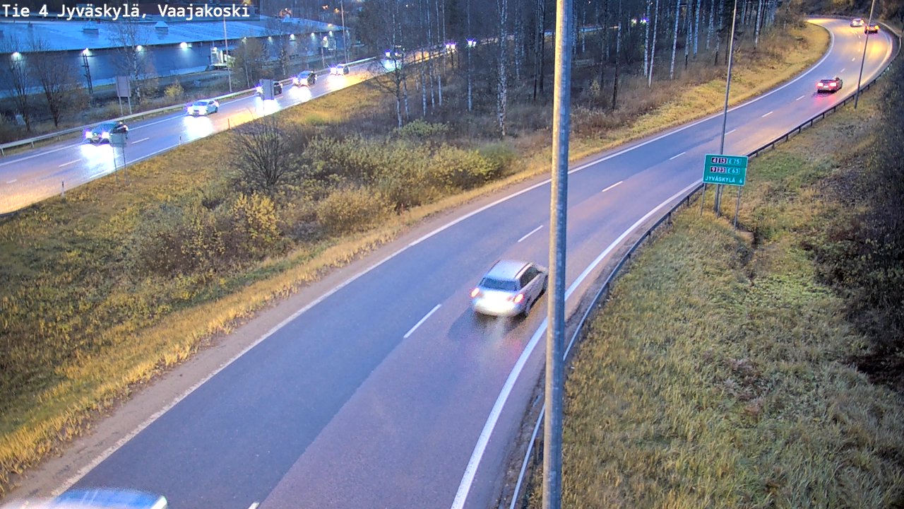 Kelikamerat Kuva Tie 4 Jyväskylä, Vaajakoski, Jyväskylä, Keski-Suomi