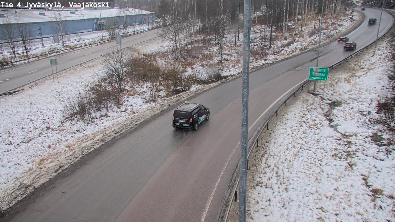 Weather Camera Image Väg 4 Jyväskylä, Vaajakoski, Jyväskylä, Keski-Suomi