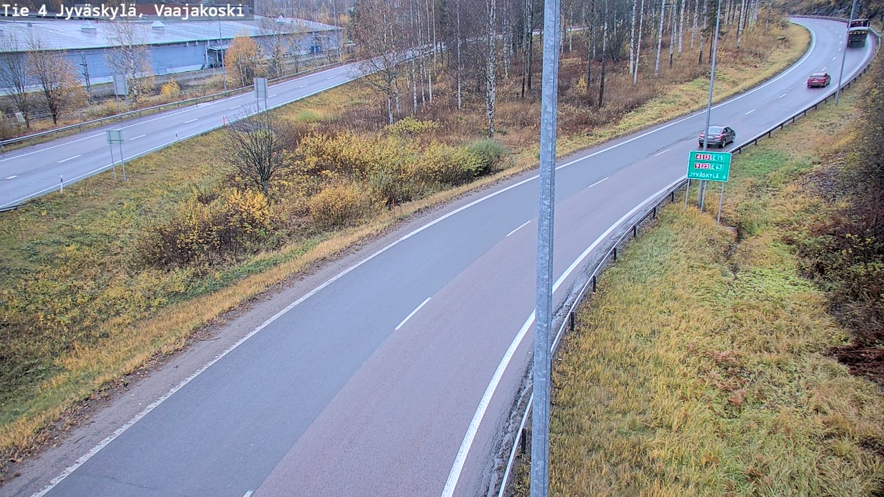 Kelikamerat Kuva Tie 4 Jyväskylä, Vaajakoski, Jyväskylä, Keski-Suomi