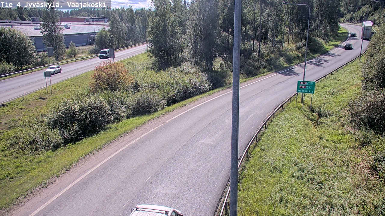 Kelikamerat Kuva Tie 4 Jyväskylä, Vaajakoski, Jyväskylä, Keski-Suomi