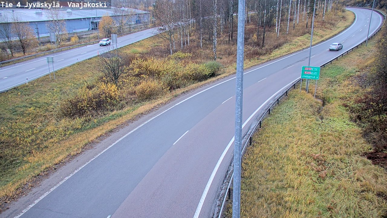 Kelikamerat Kuva Tie 4 Jyväskylä, Vaajakoski, Jyväskylä, Keski-Suomi