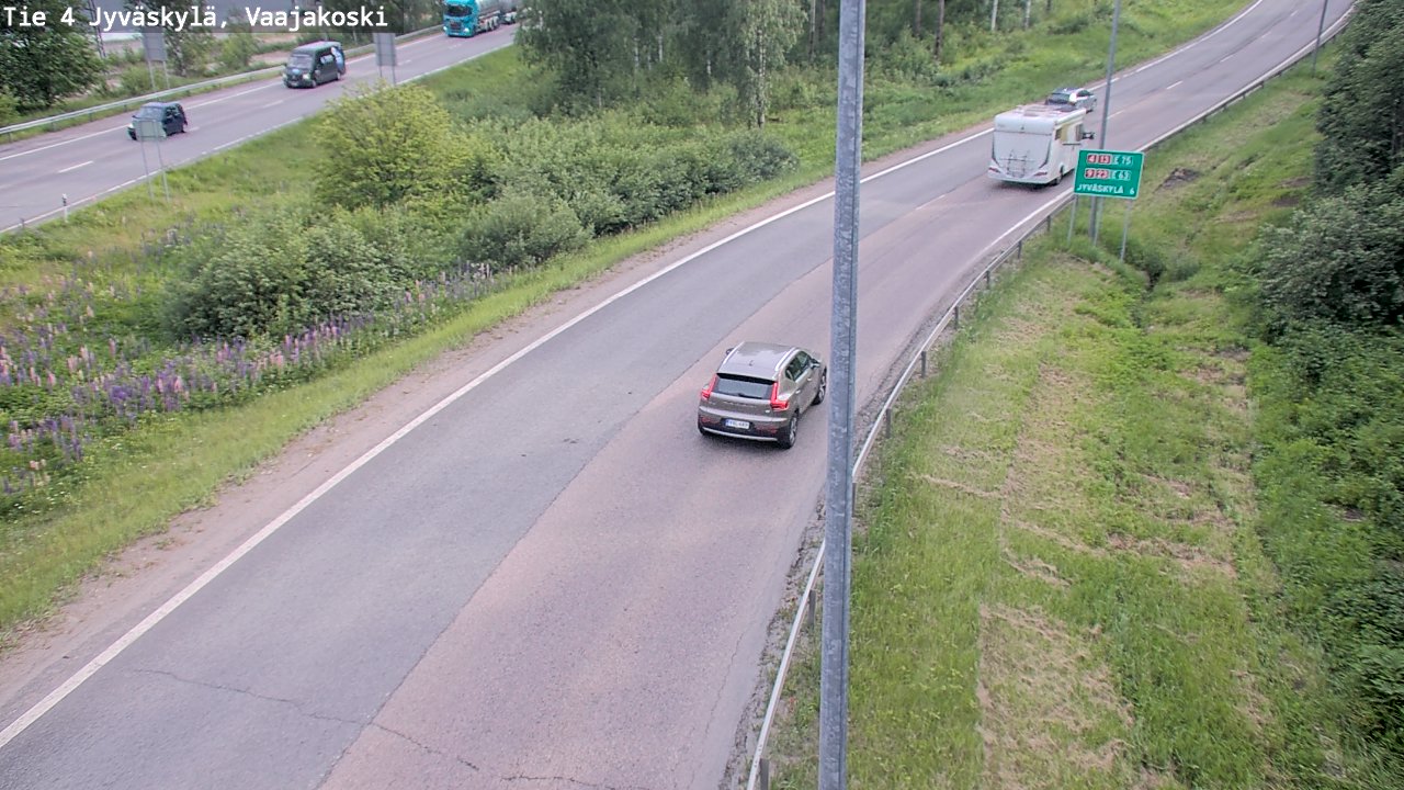 Kelikamerat Kuva Tie 4 Jyväskylä, Vaajakoski, Jyväskylä, Keski-Suomi