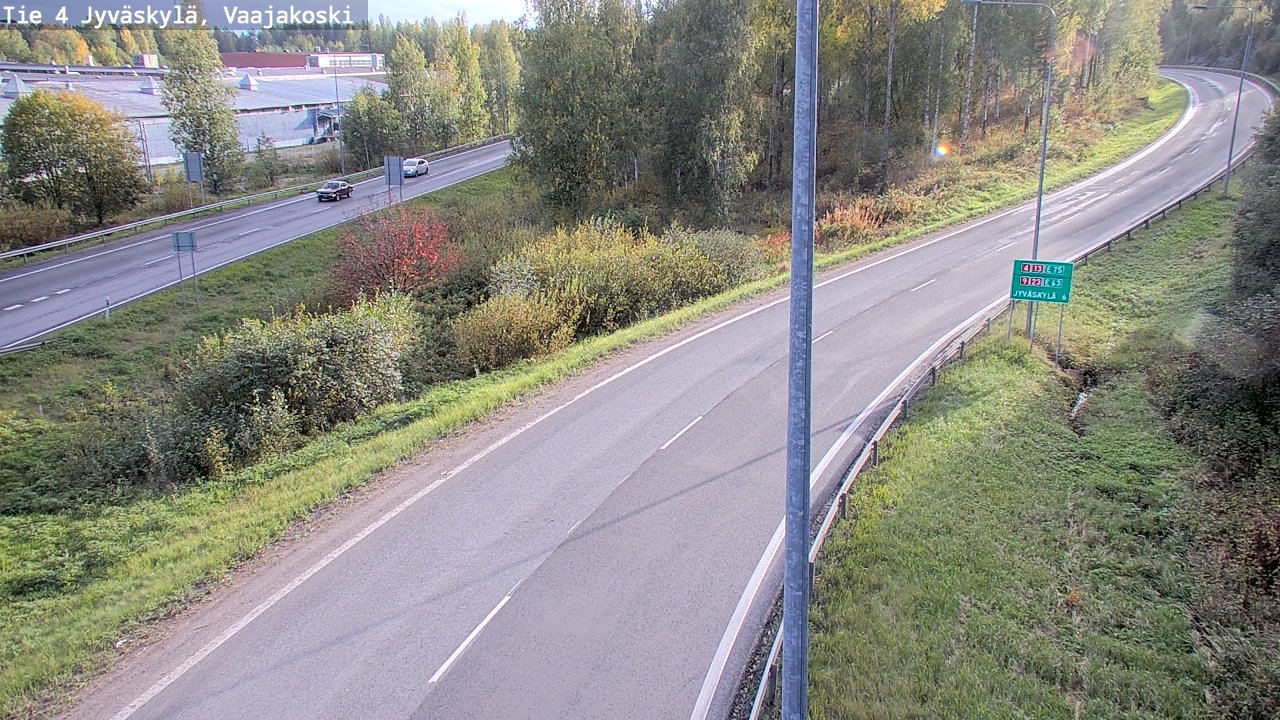 Weather Camera Image Road 4 Jyväskylä, Vaajakoski, Jyväskylä, Keski-Suomi