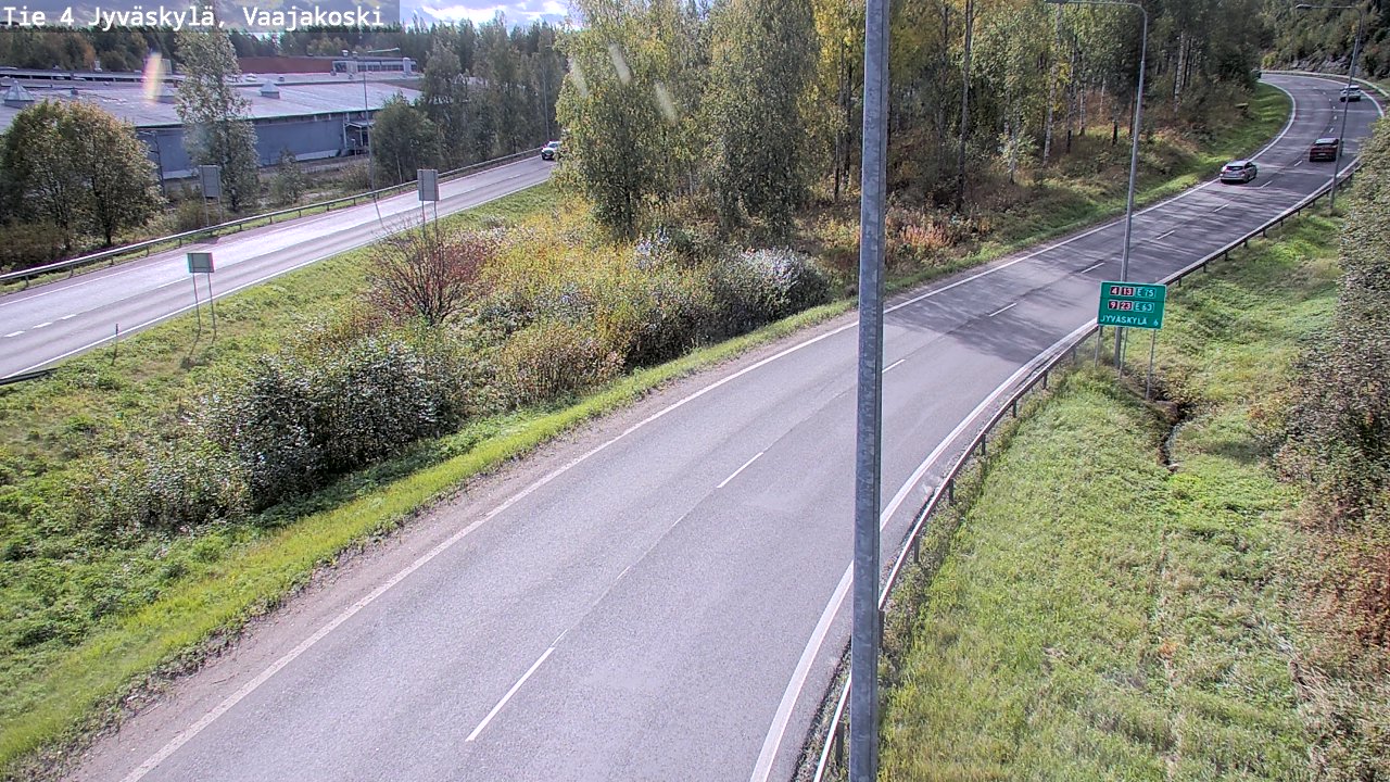Kelikamerat Kuva Tie 4 Jyväskylä, Vaajakoski, Jyväskylä, Keski-Suomi