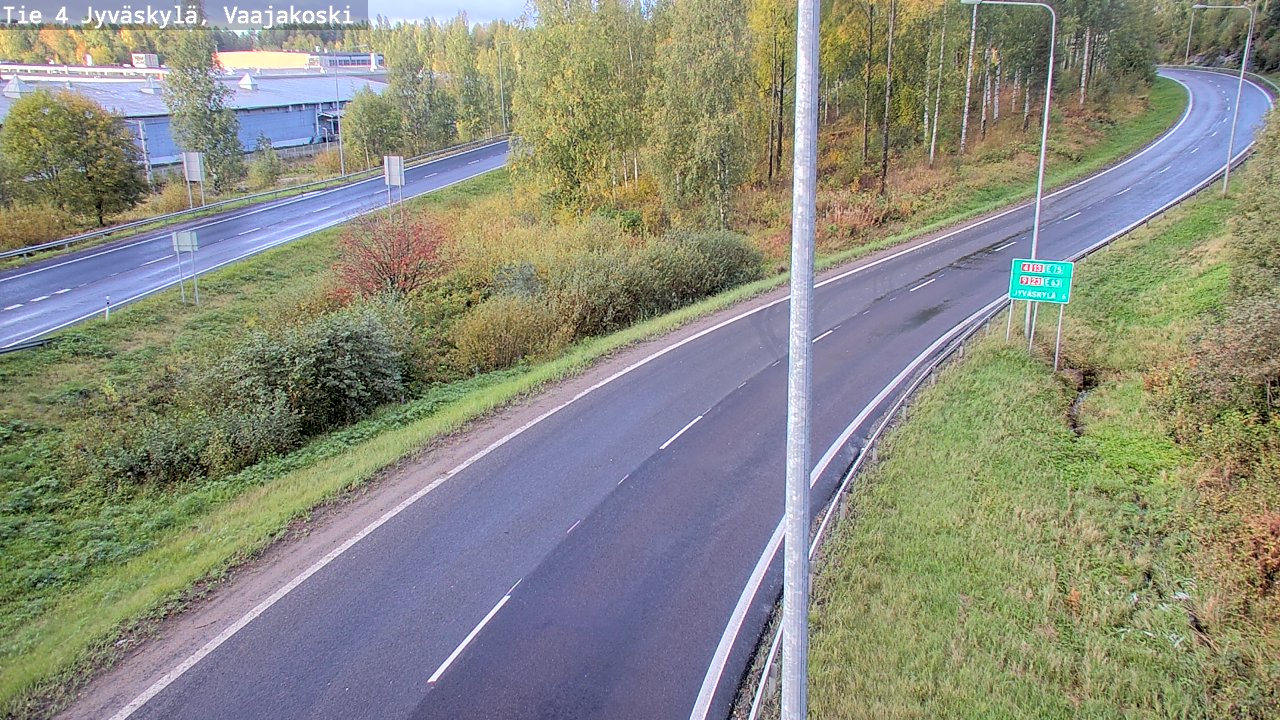 Weather Camera Image Road 4 Jyväskylä, Vaajakoski, Jyväskylä, Keski-Suomi