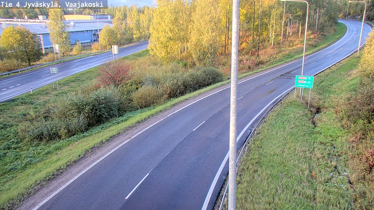 Weather Camera Image Road 4 Jyväskylä, Vaajakoski, Jyväskylä, Keski-Suomi