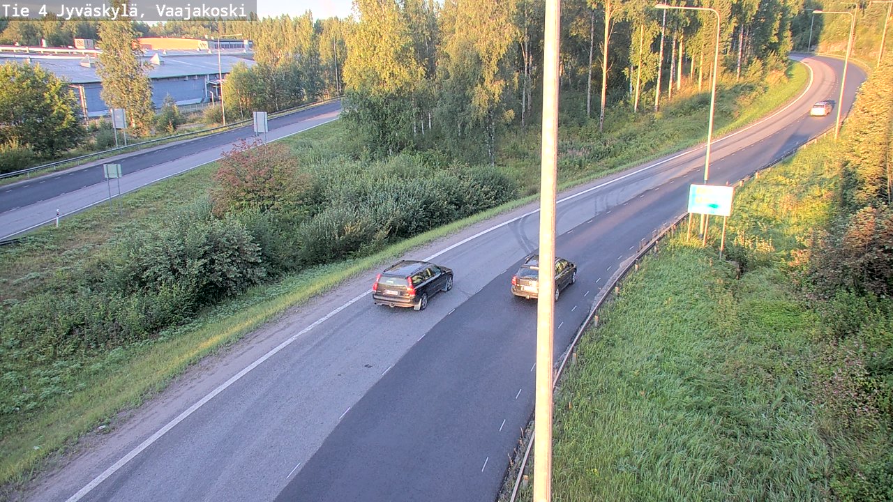 Weather Camera Image Road 4 Jyväskylä, Vaajakoski, Jyväskylä, Keski-Suomi