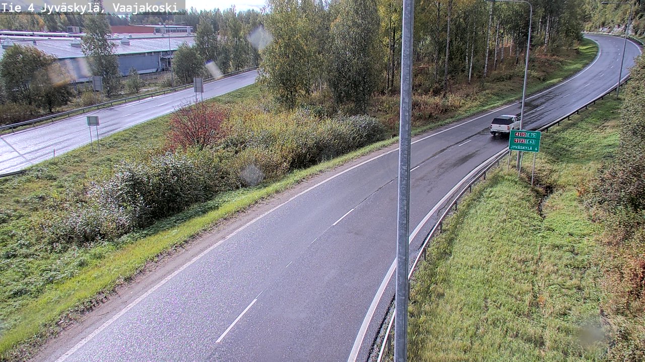 Weather Camera Image Road 4 Jyväskylä, Vaajakoski, Jyväskylä, Keski-Suomi