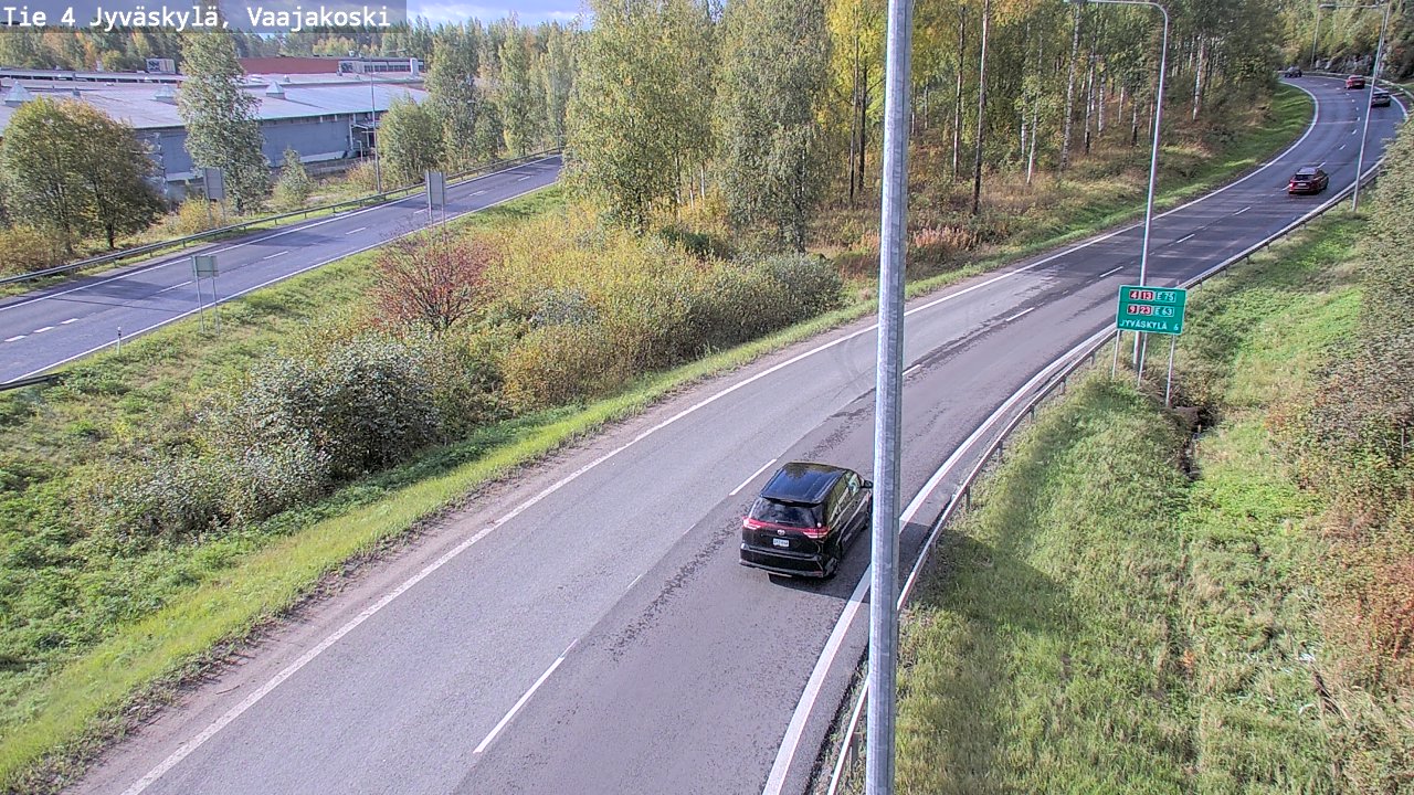 Kelikamerat Kuva Tie 4 Jyväskylä, Vaajakoski, Jyväskylä, Keski-Suomi