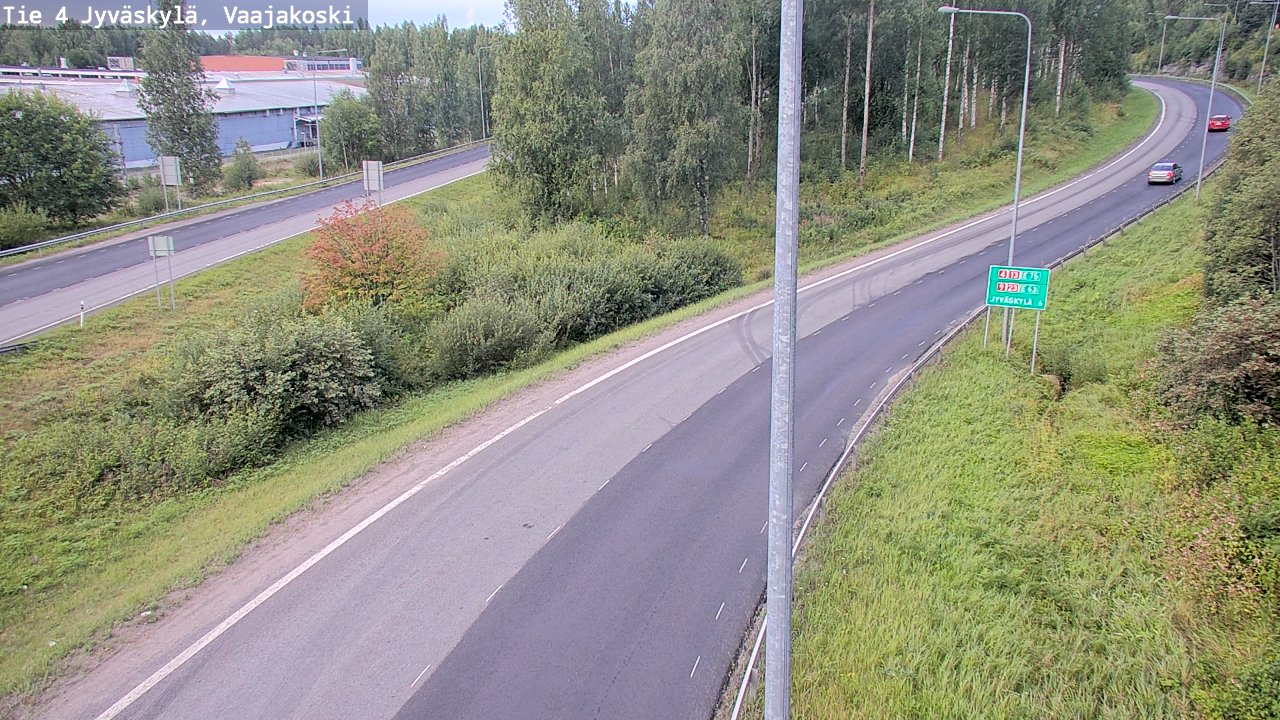 Weather Camera Image Road 4 Jyväskylä, Vaajakoski, Jyväskylä, Keski-Suomi