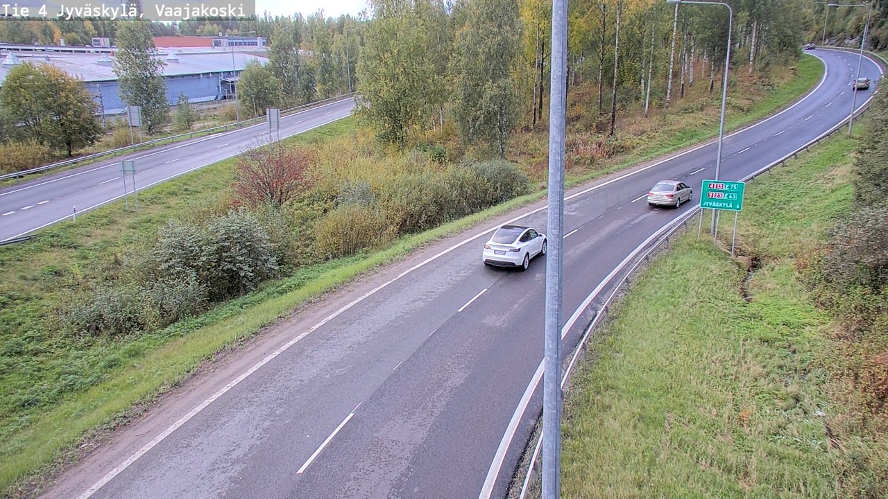 Kelikamerat Kuva Tie 4 Jyväskylä, Vaajakoski, Jyväskylä, Keski-Suomi