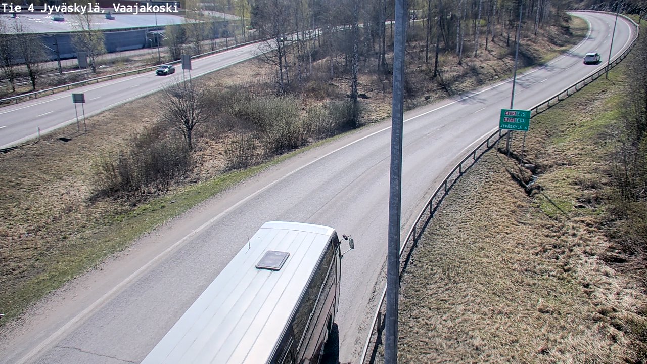 Weather Camera Image Road 4 Jyväskylä, Vaajakoski, Jyväskylä, Keski-Suomi
