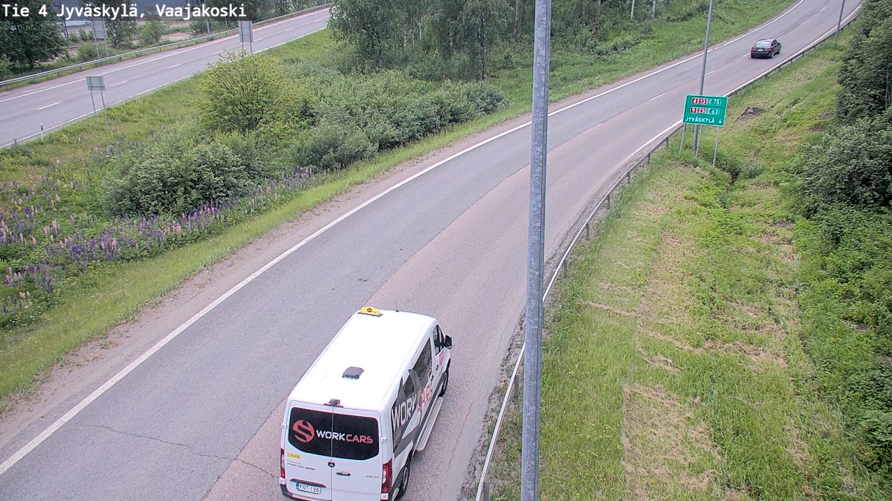 Kelikamerat Kuva Tie 4 Jyväskylä, Vaajakoski, Jyväskylä, Keski-Suomi