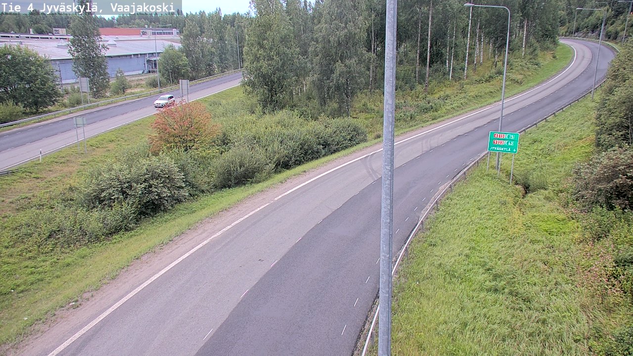 Weather Camera Image Road 4 Jyväskylä, Vaajakoski, Jyväskylä, Keski-Suomi