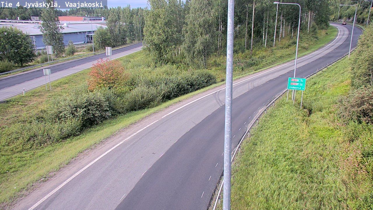 Weather Camera Image Road 4 Jyväskylä, Vaajakoski, Jyväskylä, Keski-Suomi