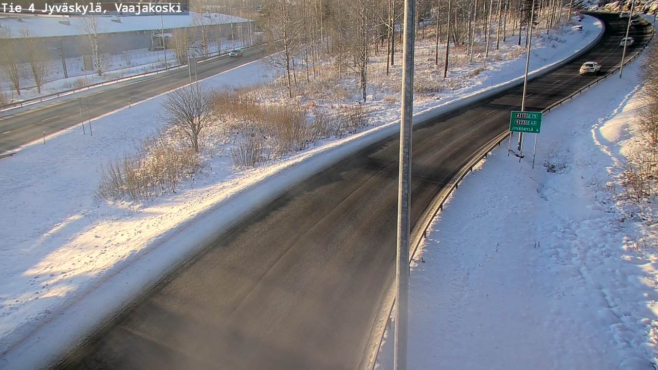 Weather Camera Image Road 4 Jyväskylä, Vaajakoski, Jyväskylä, Keski-Suomi
