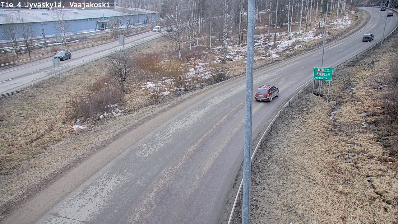 Weather Camera Image Road 4 Jyväskylä, Vaajakoski, Jyväskylä, Keski-Suomi
