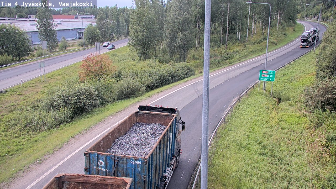 Weather Camera Image Road 4 Jyväskylä, Vaajakoski, Jyväskylä, Keski-Suomi