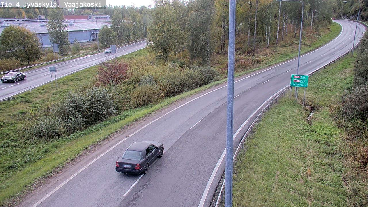 Weather Camera Image Road 4 Jyväskylä, Vaajakoski, Jyväskylä, Keski-Suomi